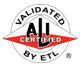 Validated by ETL - ALI Certified